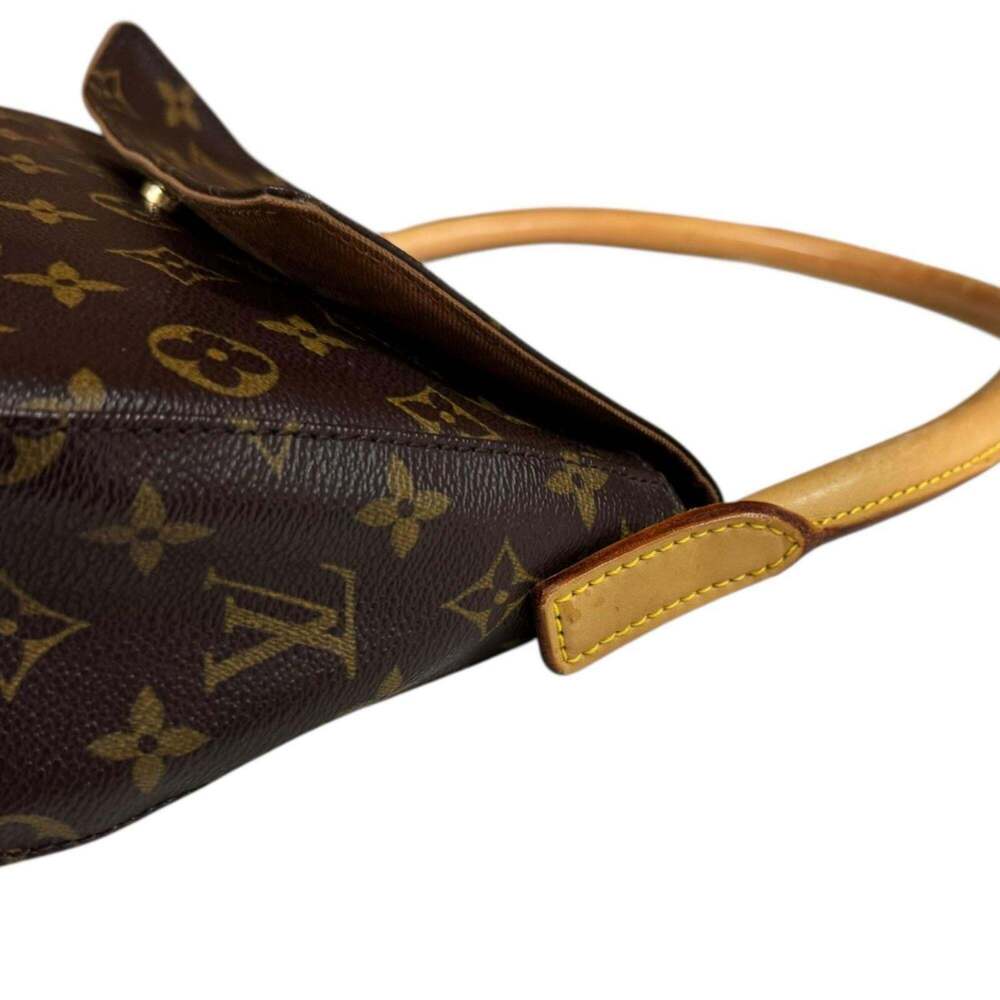 LOUIS VUITTON Authentic Brown Monogram Canvas Mini Looping Bag - Picture 9 of 11